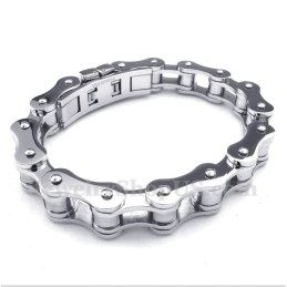 Pulsera De Cadena De Bicicleta De Titanio Para Hombre