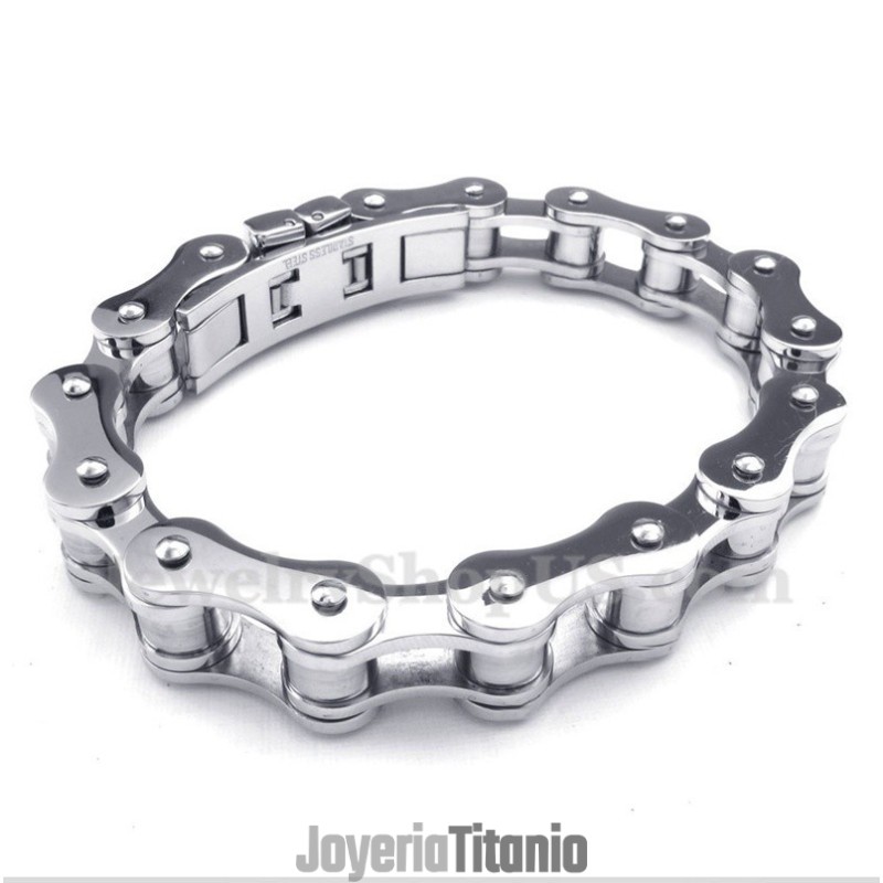 Pulsera De Cadena De Bicicleta De Titanio Para Hombre Pulsera De Cadena De Bicicleta De Titanio Para Hombre