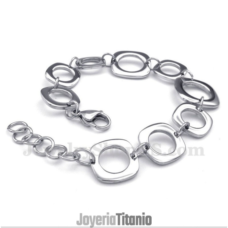 Pulsera Redonda De Titanio Para Hombre Pulsera Redonda De Titanio Para Hombre