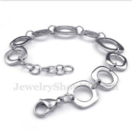 Pulsera Redonda De Titanio Para Hombre