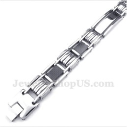 Pulsera De Fibra De Carbono Y Titanio Para Hombre