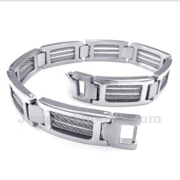 Pulsera De Cable De Titanio Para Hombre
