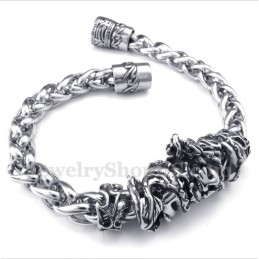 Pulsera De Titanio Fundido Para Hombre