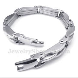 Pulsera De Ondas De Titanio Para Hombre