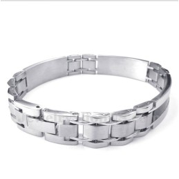 Pulsera De Fibra De Carbono Y Titanio Para Hombre