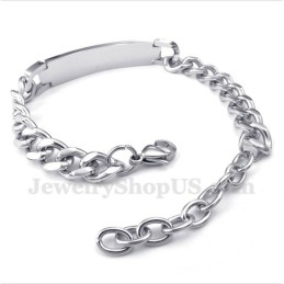 Pulsera De Titanio Con Diamantes Para Mujer