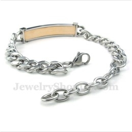 Pulsera De Pareja De Titanio, Oro Y Diamantes Para Mujer