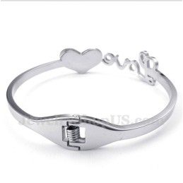 Pulsera De Amor De Titanio Para Hombre