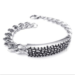 Pulsera De Titanio Fundido Para Hombre