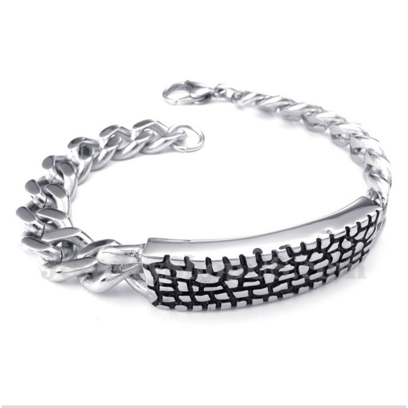 Pulsera De Titanio Fundido Para Hombre Pulsera De Titanio Fundido Para Hombre