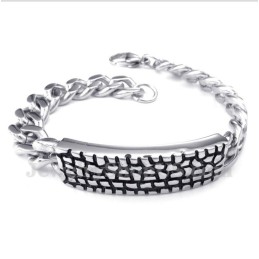 Pulsera De Titanio Fundido Para Hombre