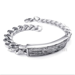 Pulsera De Titanio Fundido Para Hombre