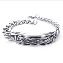 Pulsera De Titanio Fundido Para Hombre