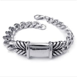 Pulsera De Titanio Fundido Para Hombre