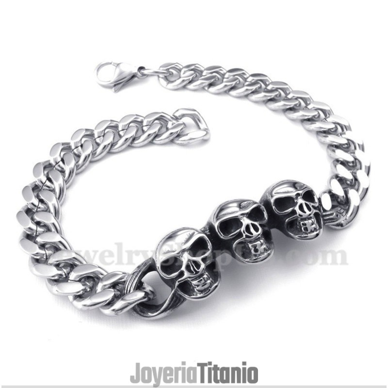 Pulsera De Titanio Fundido Para Hombre