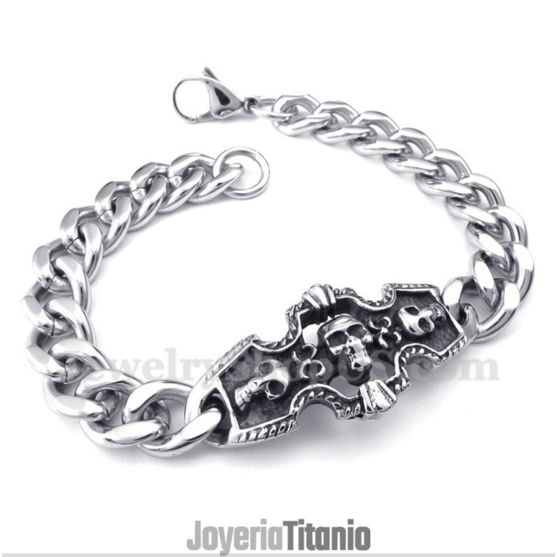 Pulsera De Titanio Fundido Para Hombre