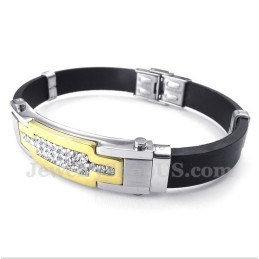 Pulsera De Diamantes De Titanio Para Hombre