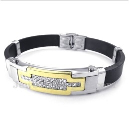 Pulsera De Diamantes De Titanio Para Hombre