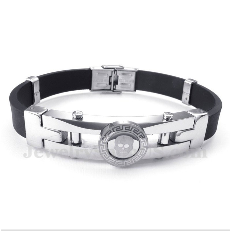 Pulsera De Caucho De Titanio Para Hombre