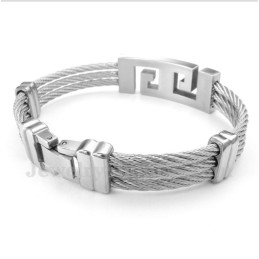 Pulsera De Cable De Titanio Para Hombre
