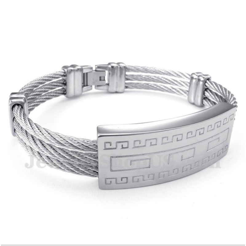 Pulsera De Cable De Titanio Para Hombre Pulsera De Cable De Titanio Para Hombre