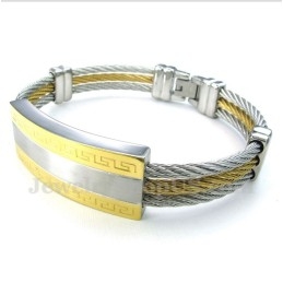 Pulsera De Cable De Titanio Para Hombre
