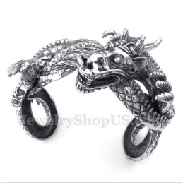 Pulsera De Dragón De Titanio Fundido Para Hombre