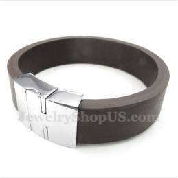 Pulsera Magnética De Cuero Para Hombre