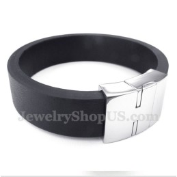 Pulsera Magnética De Cuero Para Hombre
