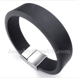 Pulsera Magnética De Cuero Para Hombre