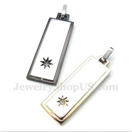 Colgante De Titanio Para Pareja Con Cadena Gratis (Un Par)