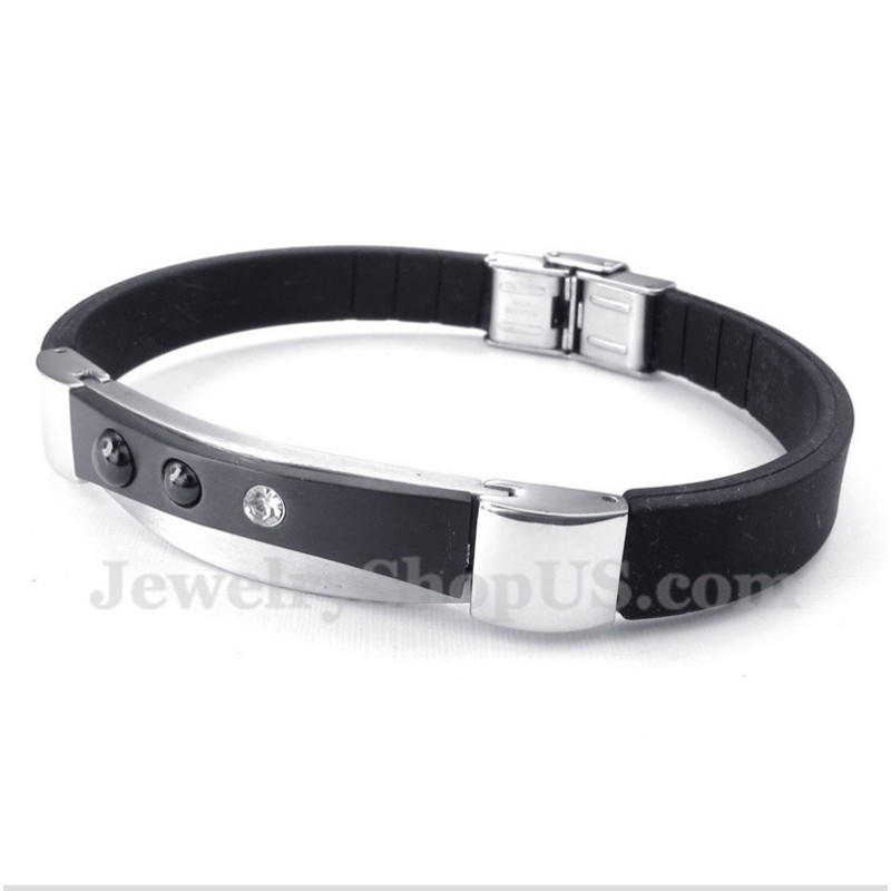 Pulsera De Caucho De Titanio Para Hombre Pulsera De Caucho De Titanio Para Hombre