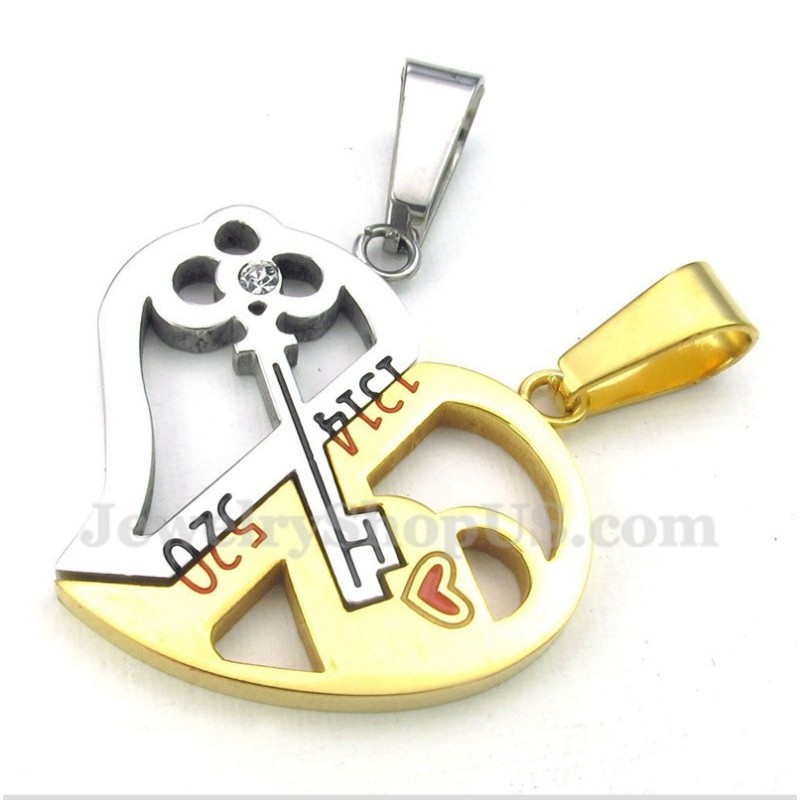 Colgante De Titanio Con Forma De Corazón Y Cadena Gratis (Un Par) Colgante De Titanio Con Forma De Corazón Y Cadena Gratis (Un Par)