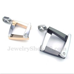 Colgante De Pareja De Diamantes De Titanio Con Cadena Gratis (Un Par)