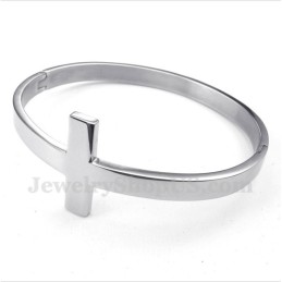Pulsera De Cruz De Titanio Para Hombre