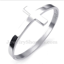 Pulsera De Cruz De Titanio Para Hombre