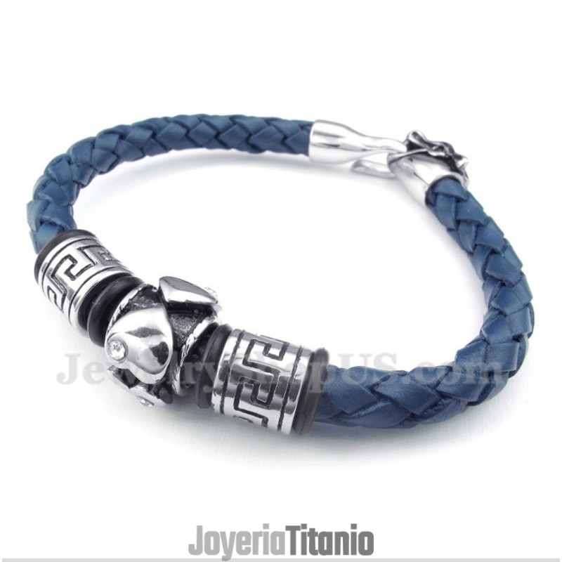 Pulsera De Cuero De Titanio Para Hombre Pulsera De Cuero De Titanio Para Hombre