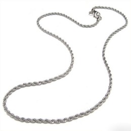Collar De Cadena De Ondas Delicadas De Titanio De 20,1 Pulgadas
