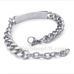 Pulsera De Titanio Con Diamantes Y Números Romanos Para Hombre