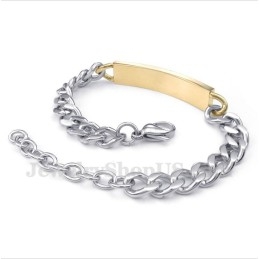 Pulsera De Titanio Con Diamantes Y Números Romanos Para Hombre