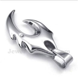 Colgante De Colmillo De Lobo De Titanio Para Hombre Con Cadena Gratis