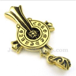 Colgante De Cruz De Titanio Para Hombre Con Cadena Gratis