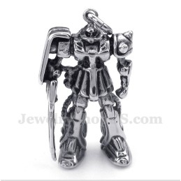 Colgante De Robot De Titanio Para Hombre Con Cadena Gratis