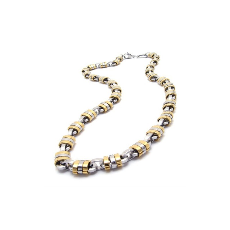 Collar Dorado De Titanio De 22 Pulgadas Collar Dorado De Titanio De 22 Pulgadas