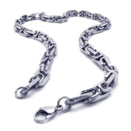Collar Delicado De Titanio Y Plata De 21,3 Pulgadas
