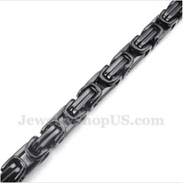Pulsera De Titanio Negra Para Hombre