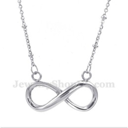 Collar De Titanio Con Símbolo De Infinito Para Hombre