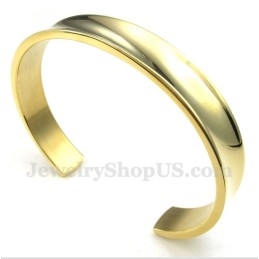 Pulsera De Titanio Y Oro Para Hombre