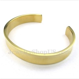 Pulsera De Titanio Y Oro Para Hombre