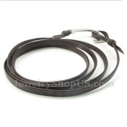 Pulsera De Cuero De Titanio Para Hombre